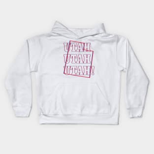 Utah, Utah, Utah! Kids Hoodie